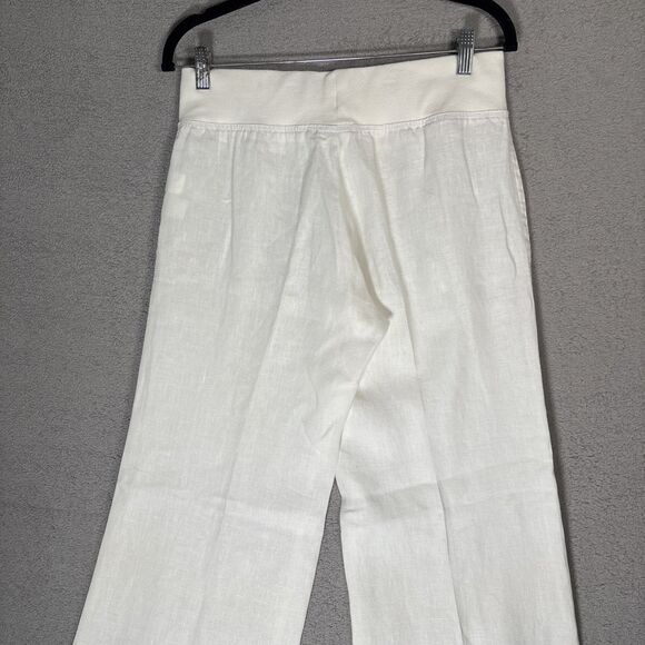Lilly Pulitzer Women’s Pants Size M The Beach Pant Linen Wide Leg Beach‎ Resort - Picture 13 of 16